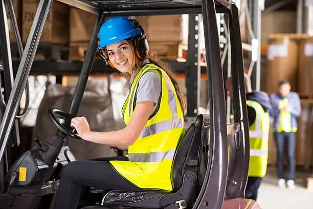 Forklift operator training